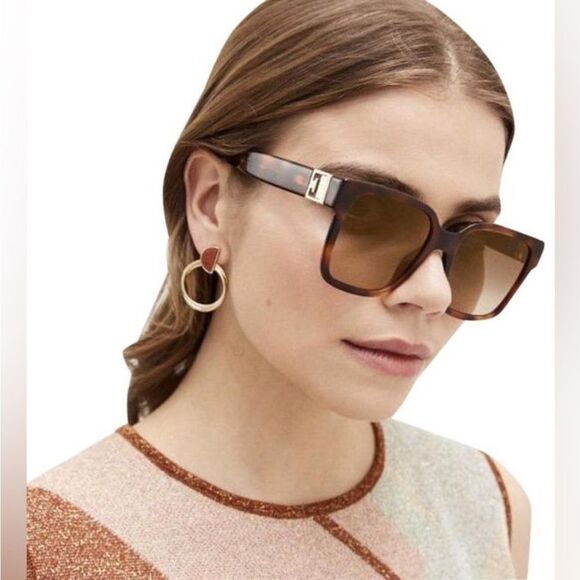 NWT Givenchy Havana /Brown Gv7141/G/S 086 Gv 7141 Gradient Sunglasses $395 - Picture 1 of 12